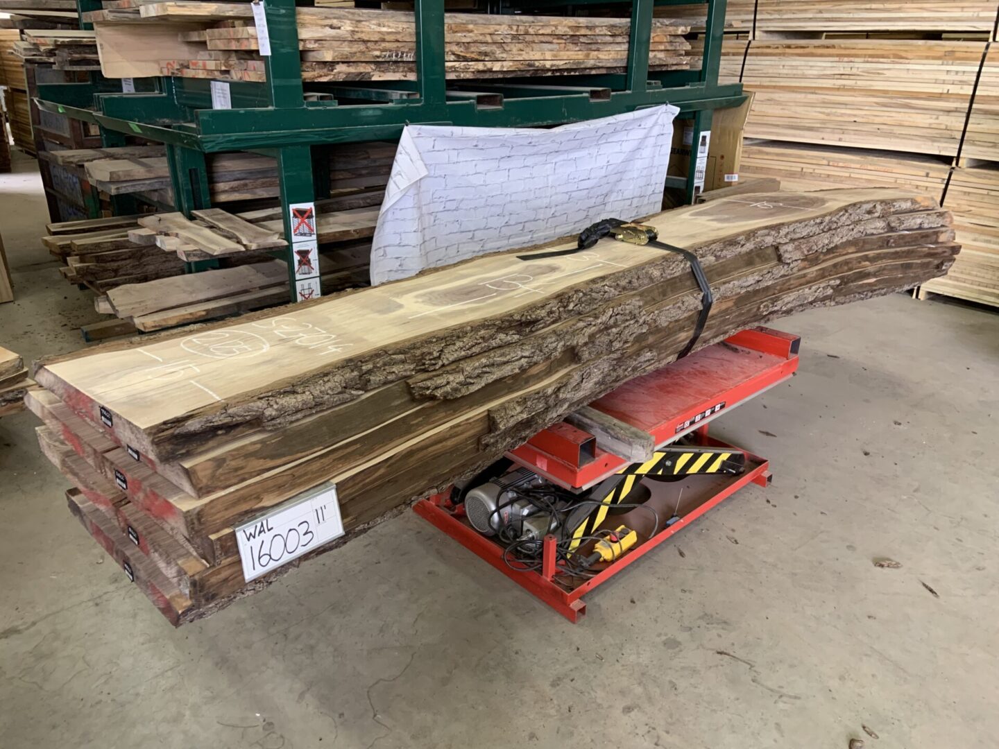 A Bundle of Walnut Logs 16003, Eight to Twelve Feet