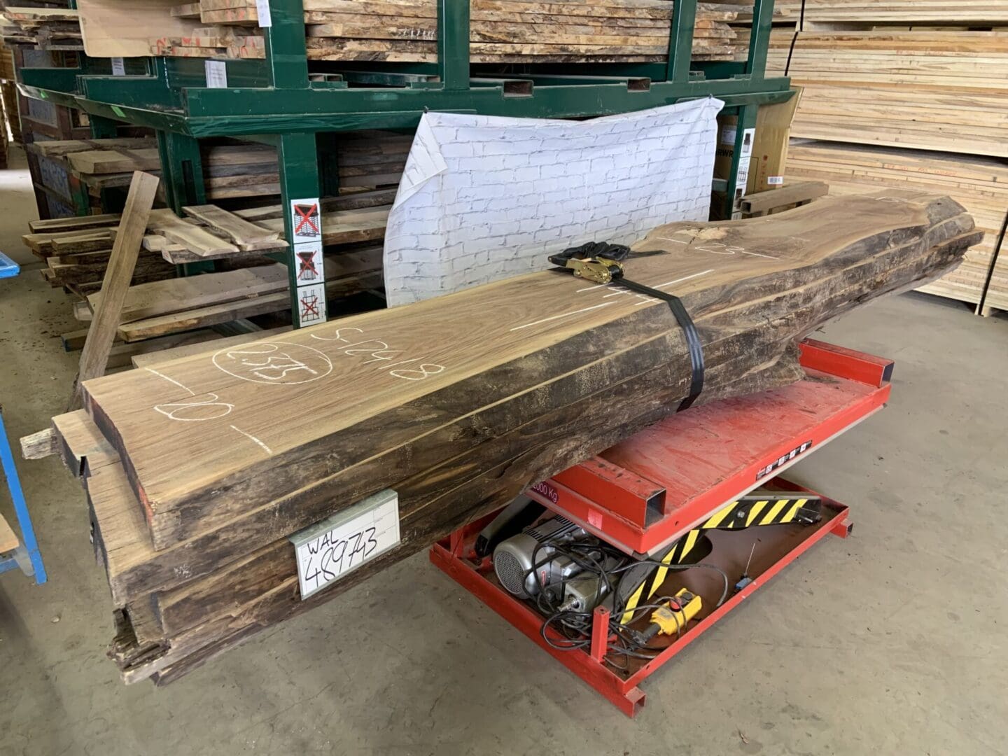 A Bundle of Walnut Logs 489743, Twelve Feet
