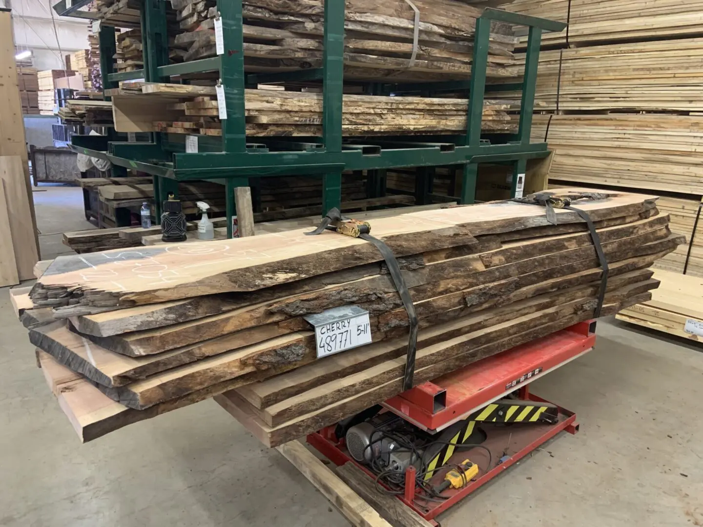 A Bundle of Cherry Logs 489771, Four to Eleven Feet