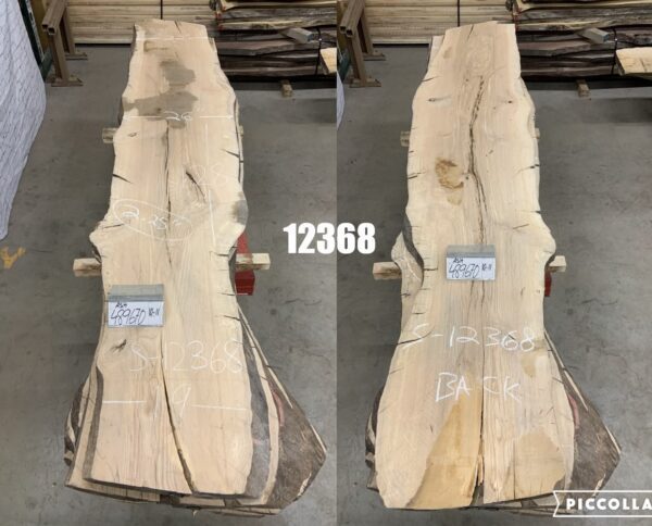 Two Views of Ash Logs Bundle in Ten to Eleven Feet, 12368