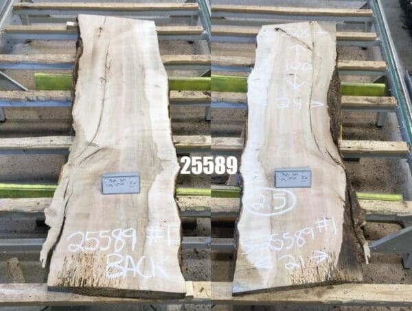 Eight Feet Size, A Bundle of Soft Maple Logs 25589