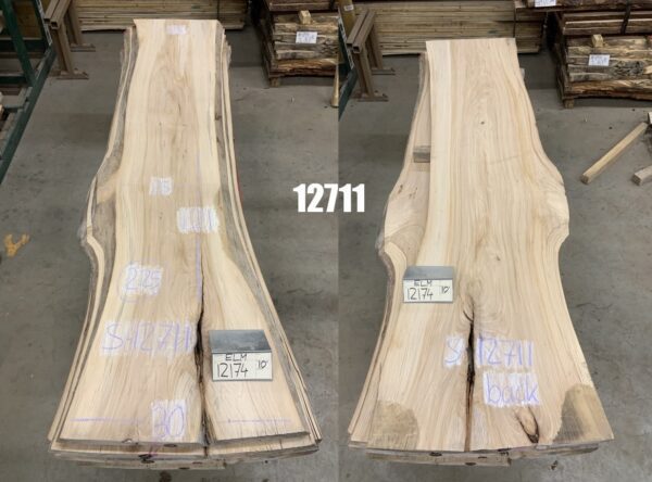 Planed and Kiln Dried Elm Log Bundle 12711, Ten Feet