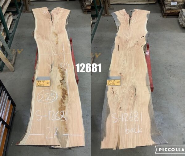 A Bundle of Honey Locust Logs 12681 with Dimensions