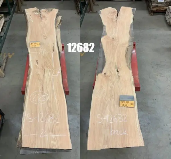 A Bundle of Honey Locust Logs 12682 with Dimensions