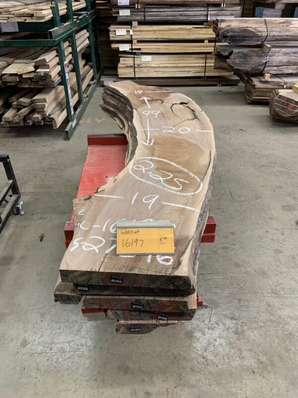 Walnut Log # 16197 - 8 FT