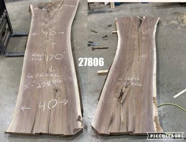 Walnut Slab # 27806 - 14 FT