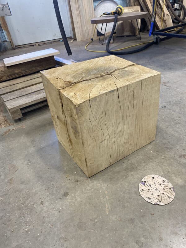 White Oak Block - 15" x 18" x 16"